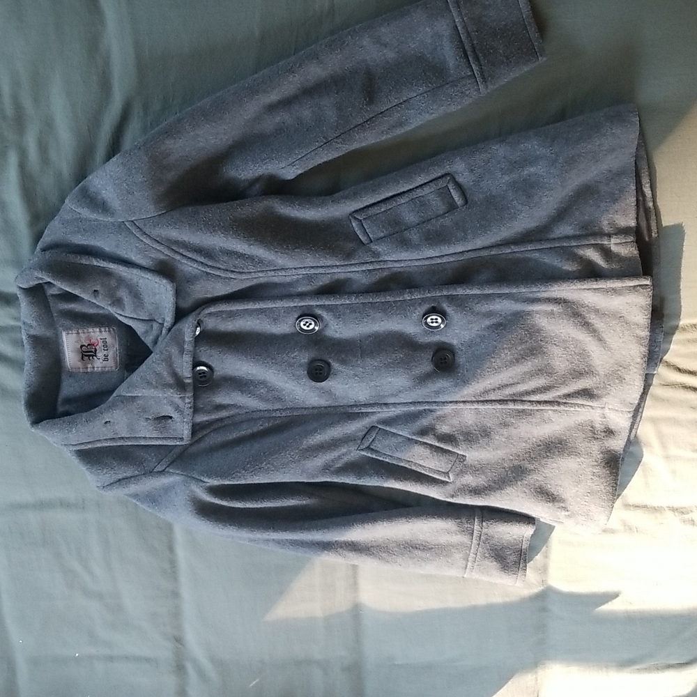 Pea Coat grey Size M womens Be Cool